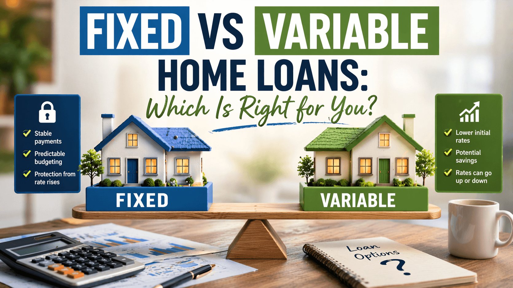 Fixed vs Variable Home Loans: Which Is Right for You? Fixed vs Variable Home Loans: Which Is Right for You?