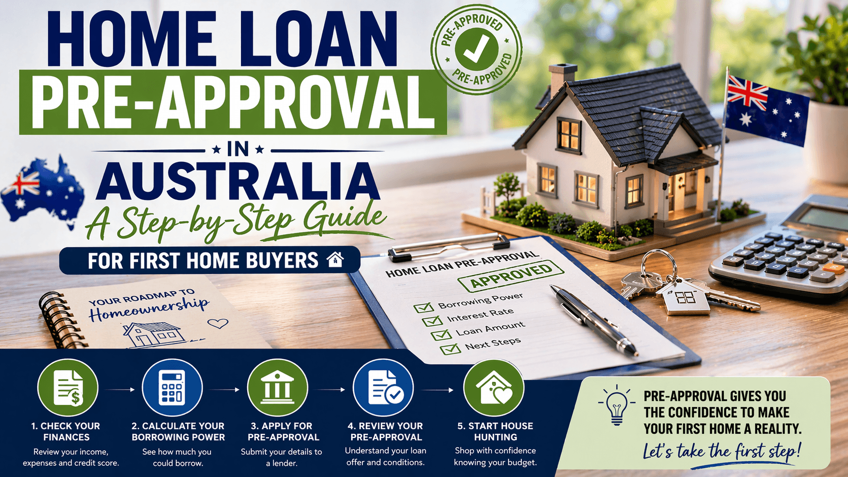 Home Loan Pre-Approval in Australia: A Step-by-Step Guide for First Home Buyers Home Loan Pre-Approval in Australia: A Step-by-Step Guide for First Home Buyers