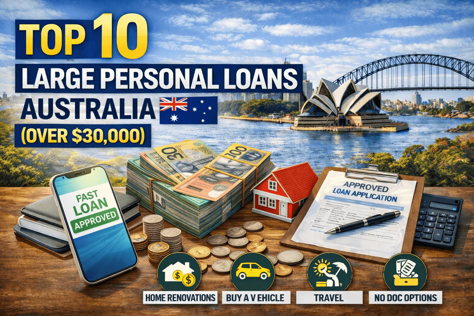 Top 10 Large Personal Loans Australia (Over $30,000) Top 10 Large Personal Loans Australia (Over $30,000)