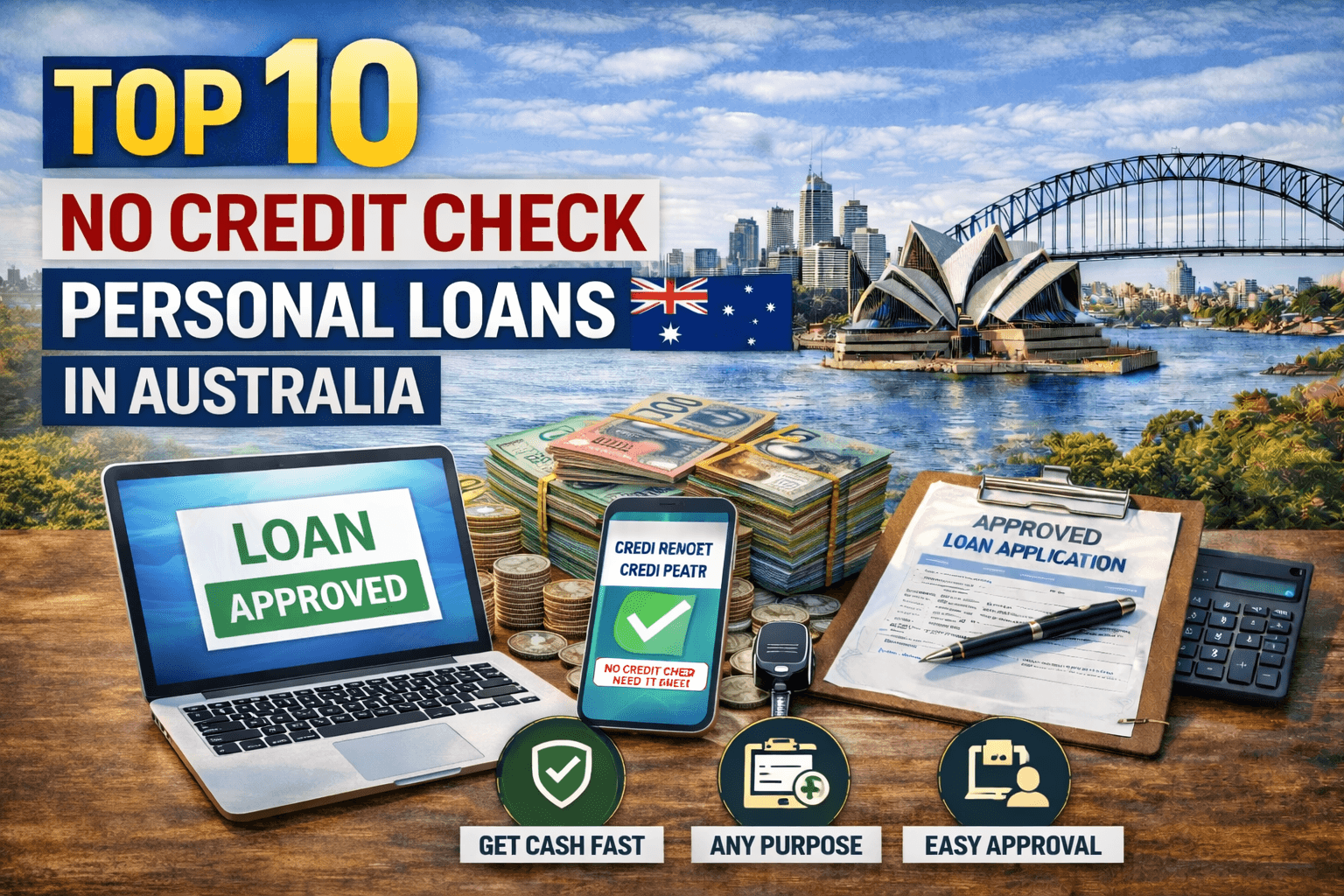 Top 10 No Credit Check Personal Loans Australia Top 10 No Credit Check Personal Loans Australia