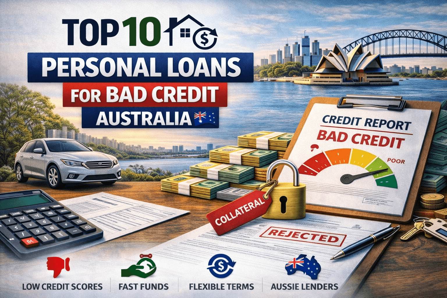 Top 10 Personal Loans for Bad Credit Australia Top 10 Personal Loans for Bad Credit Australia