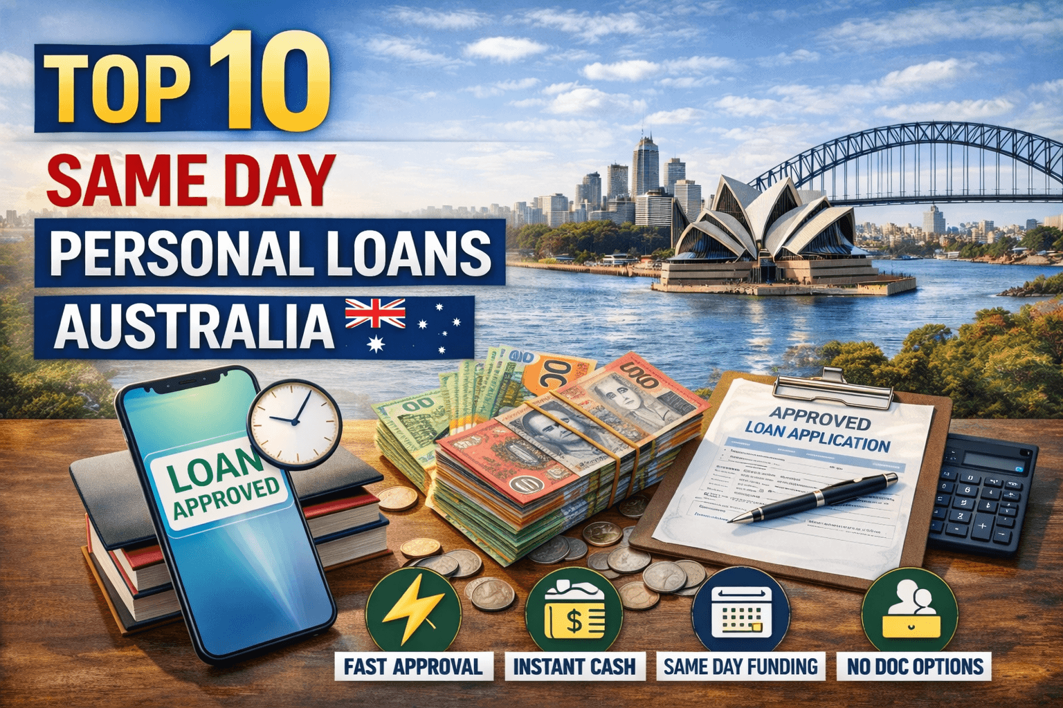 Top 10 Same Day Personal Loans Australia