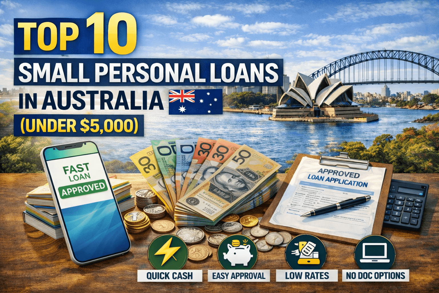 Top 10 Small Personal Loans Australia (Under $5,000) Top 10 Small Personal Loans Australia (Under $5,000)