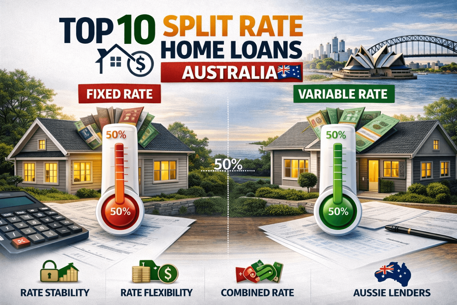 Top 10 Split Rate Home Loans Australia Top 10 Split Rate Home Loans Australia