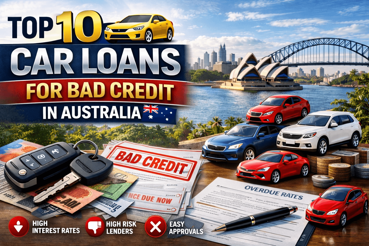 Top 10 Car Loans for Bad Credit Australia Top 10 Car Loans for Bad Credit Australia