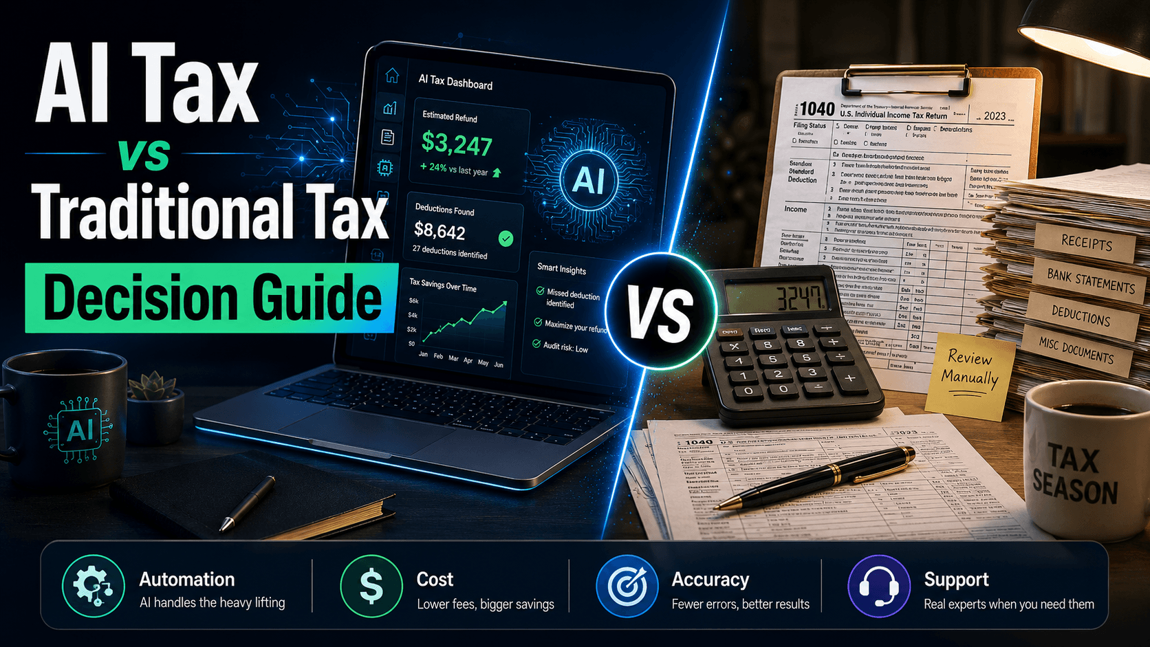 AI Tax vs Traditional Tax 2026: Decision Guide AI Tax vs Traditional Tax 2026: Decision Guide
