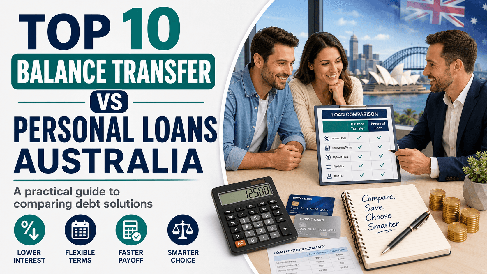 Top 10 Balance Transfer vs Personal Loans Australia