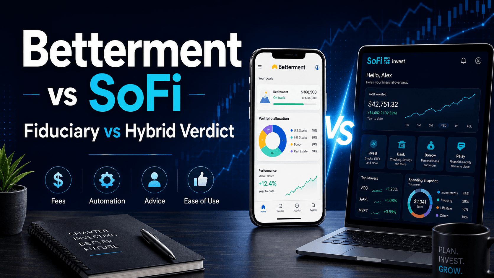 Betterment vs SoFi 2026: Fiduciary vs Hybrid Verdict Betterment vs SoFi 2026: Fiduciary vs Hybrid Verdict