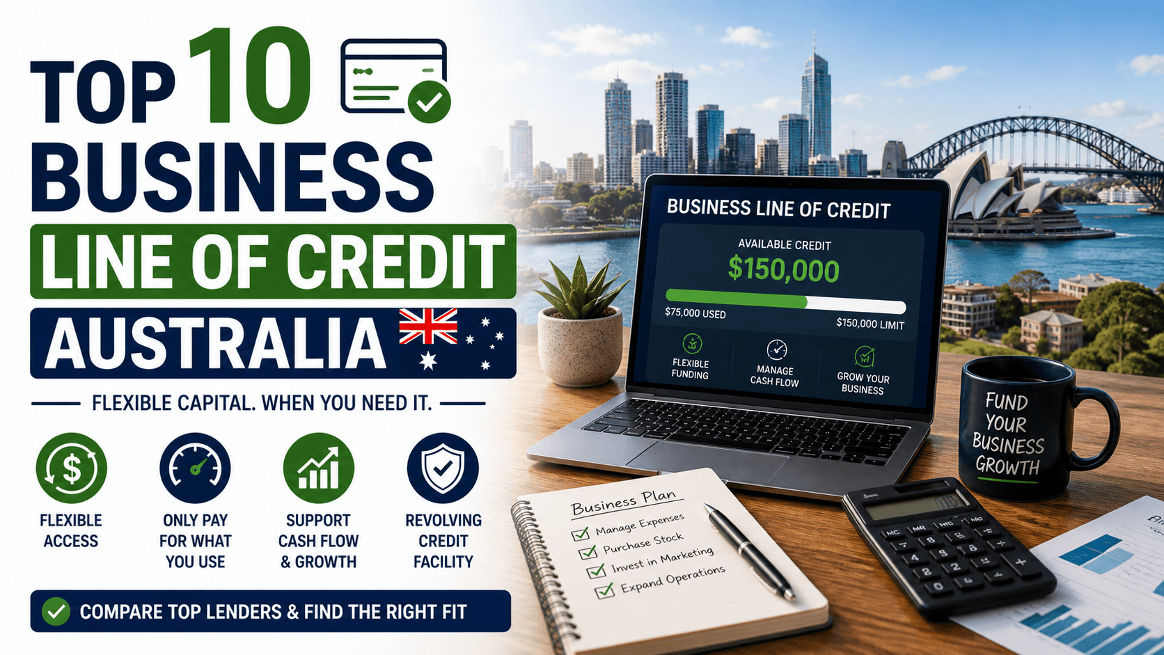 Top 10 Business Line of Credit Australia