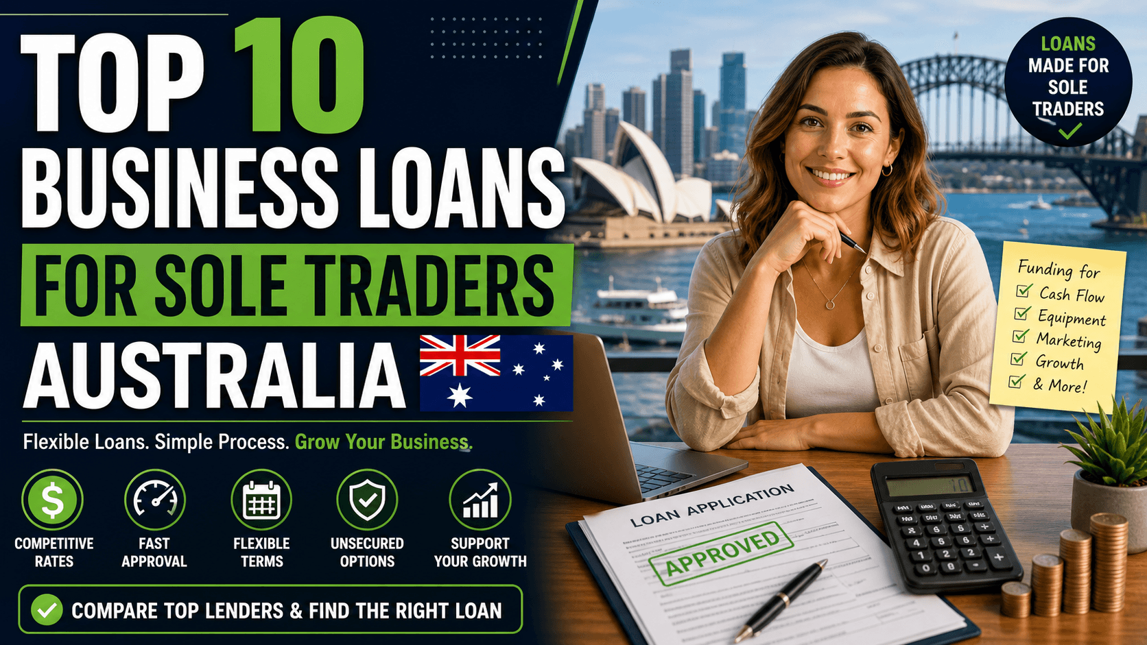 Top 10 Business Loans for Sole Traders Australia