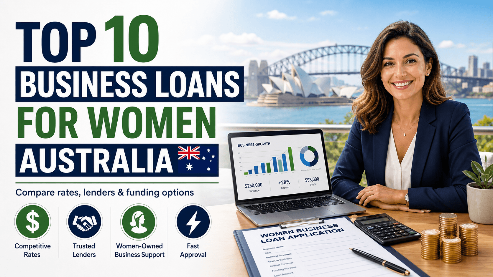 Top 10 Business Loans for Women Australia