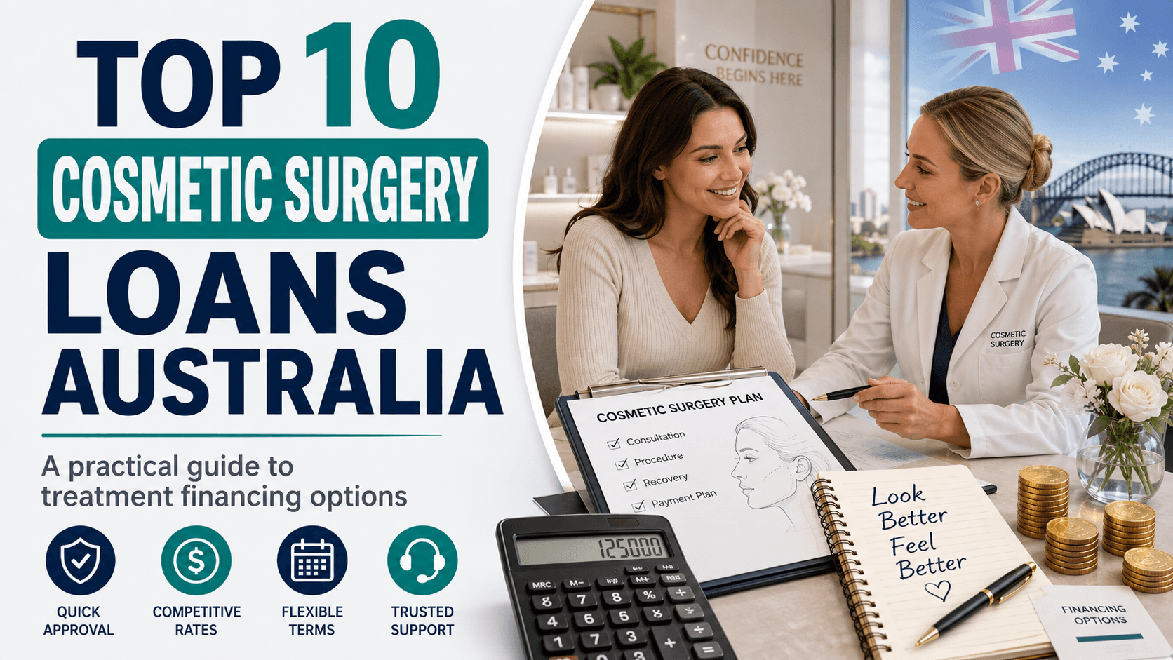 Top 10 Cosmetic Surgery Loans Australia