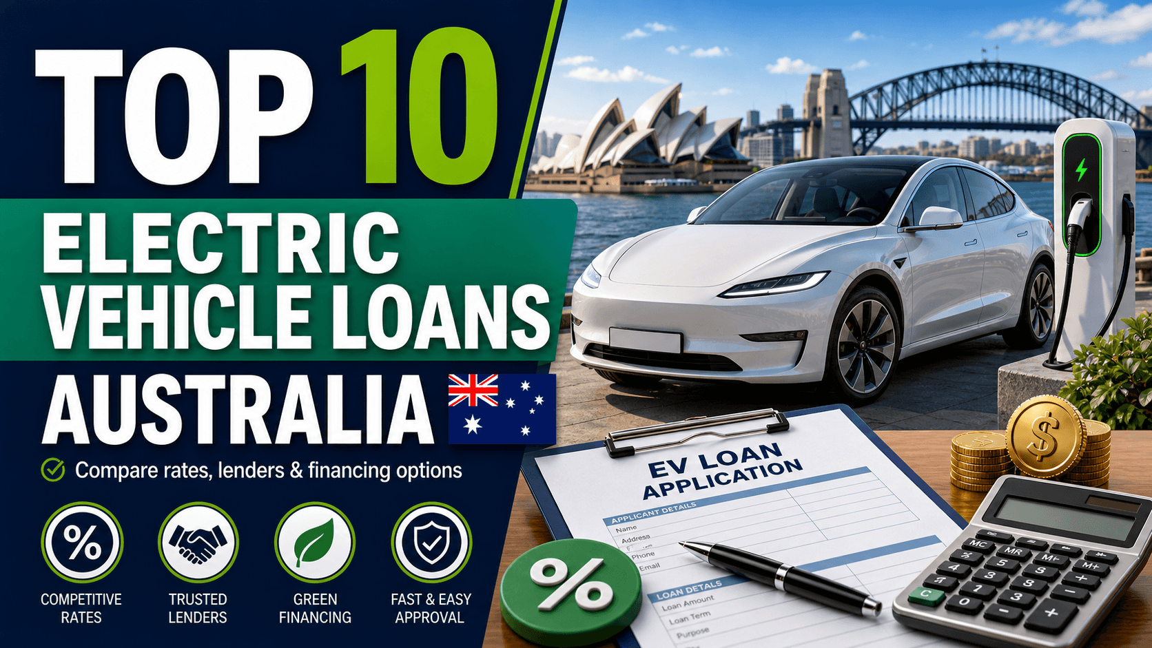 Top 10 Electric Vehicle Loans Australia