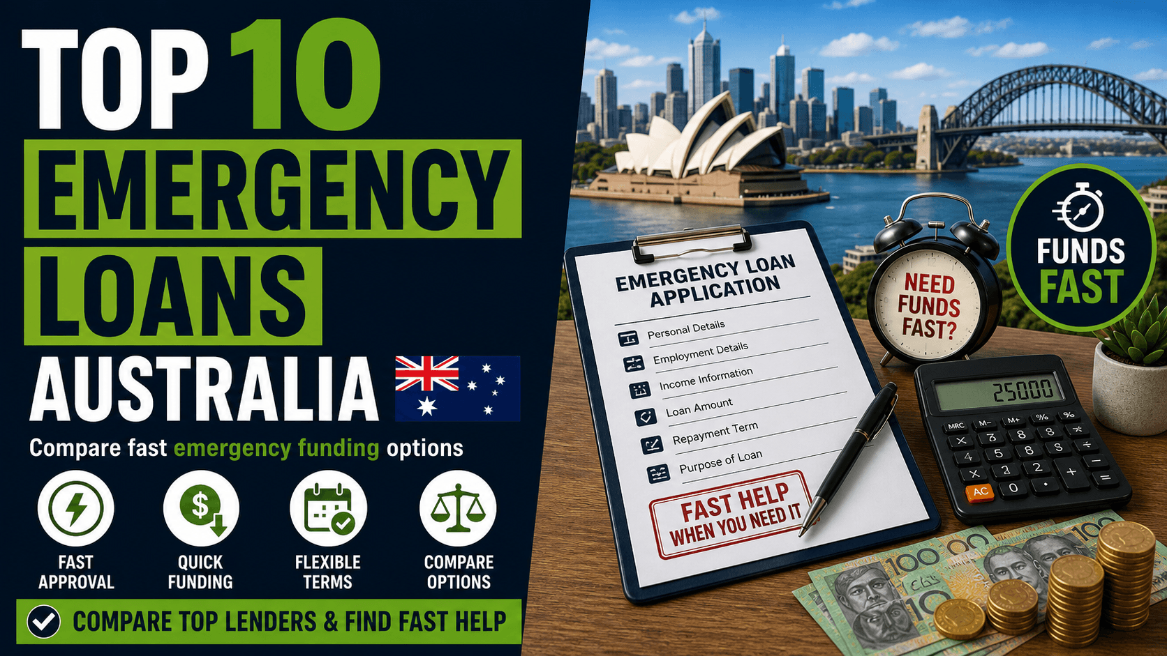 Top 10 Emergency Loans Australia