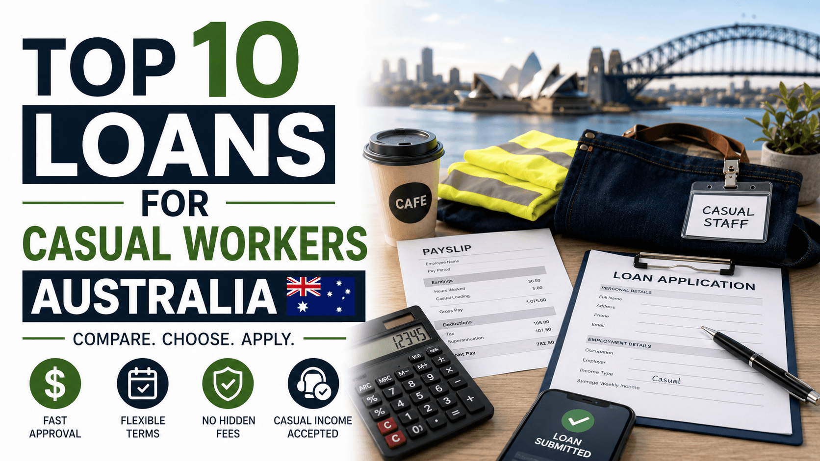 Top 10 Loans for Casual Workers Australia
