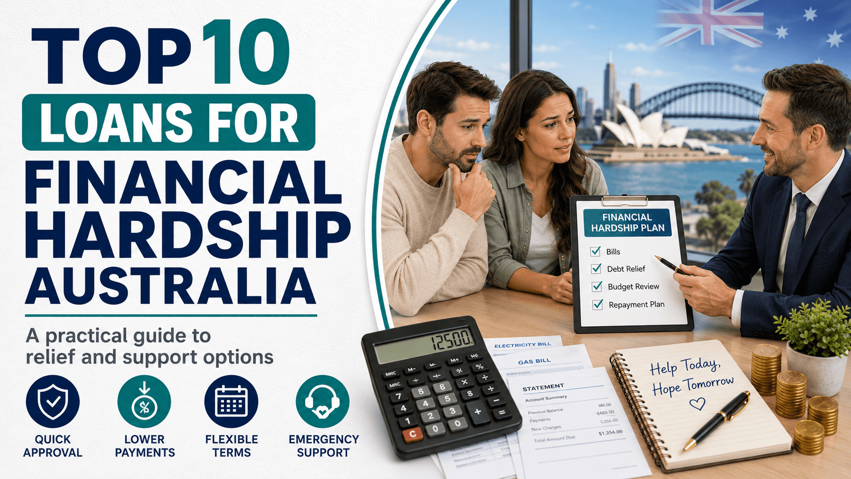 Top 10 Loans for Financial Hardship Australia