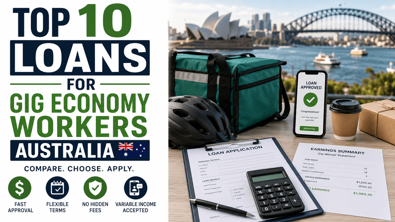 Top 10 Loans for Gig Economy Workers Australia