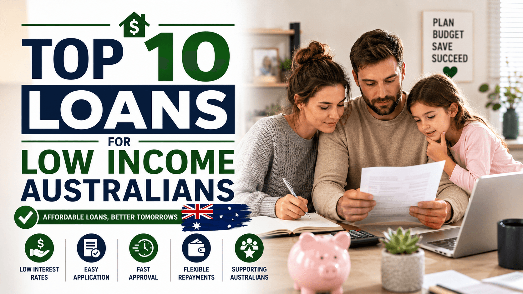 Top 10 Loans for Low Income Australians