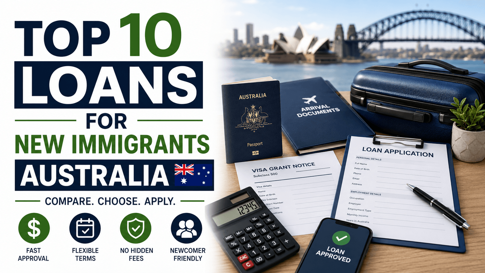 Top 10 Loans for New Immigrants Australia