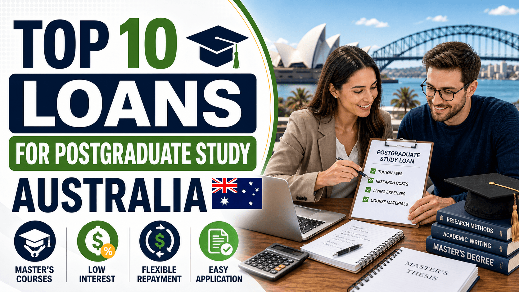 Top 10 Loans for Postgraduate Study Australia