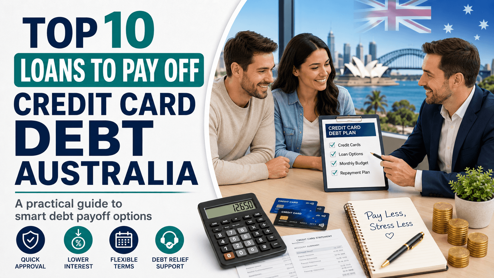 Top 10 Loans to Pay Off Credit Card Debt Australia