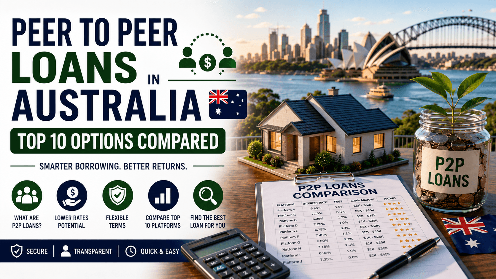 Peer to Peer Loans in Australia – Top 10 Options Compared