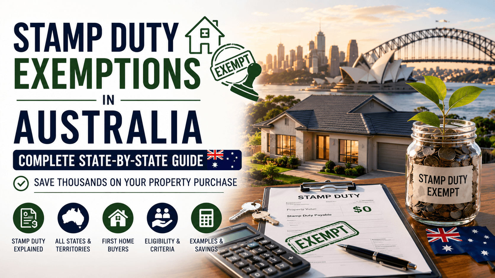 Stamp Duty Exemptions in Australia – Complete State-by-State Guide