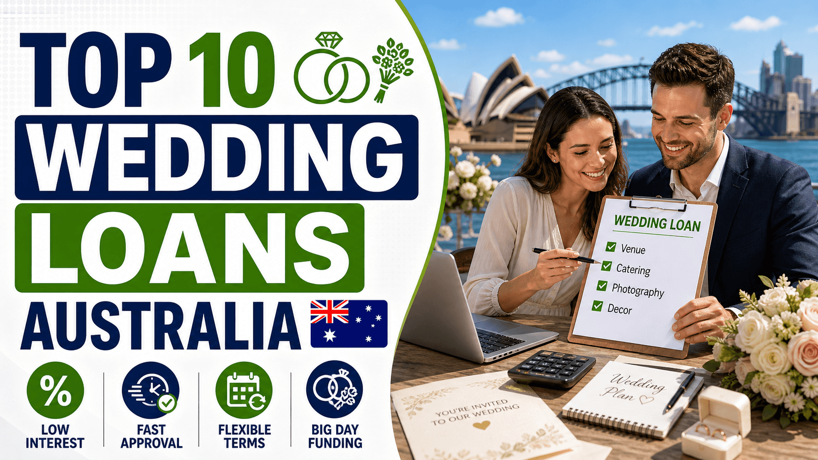 Top 10 Wedding Loans Australia