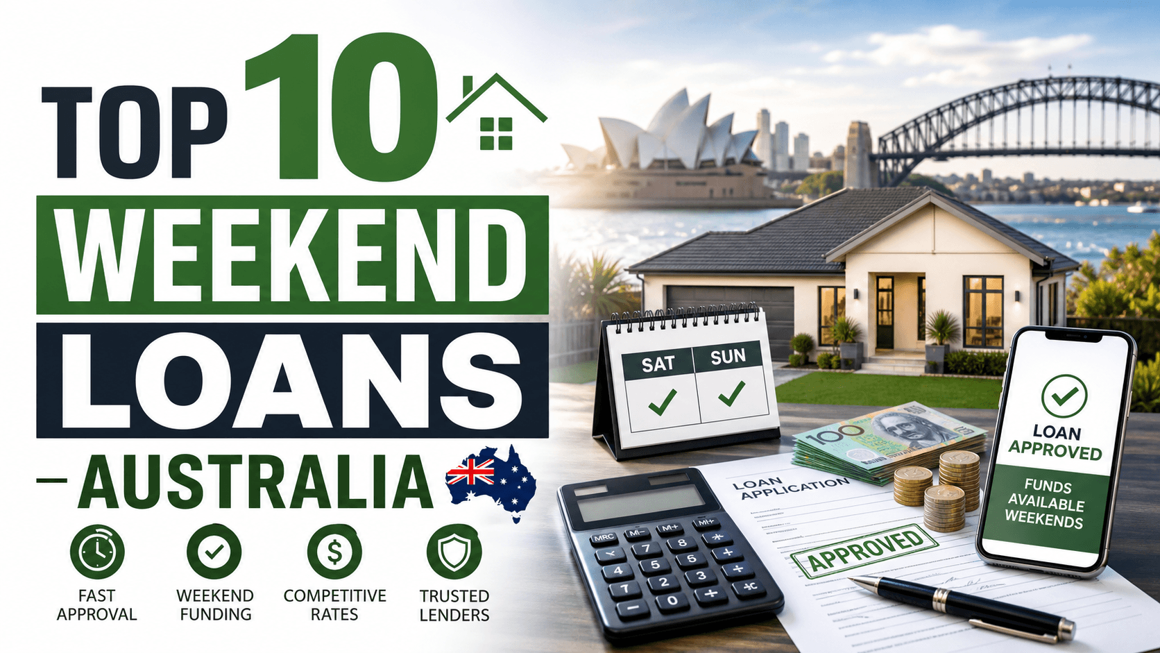 Top 10 Weekend Loans Australia