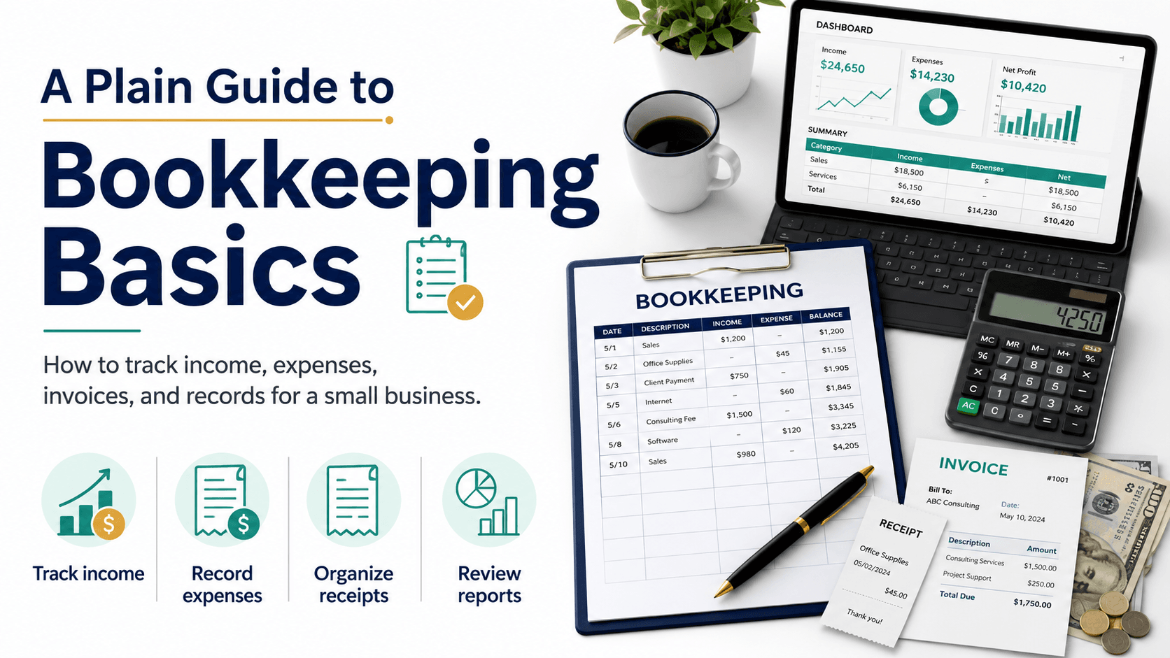 A Plain Guide to Bookkeeping Basics