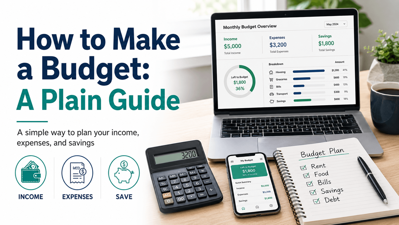 How to Make a Budget: A Plain Guide How to Make a Budget: A Plain Guide