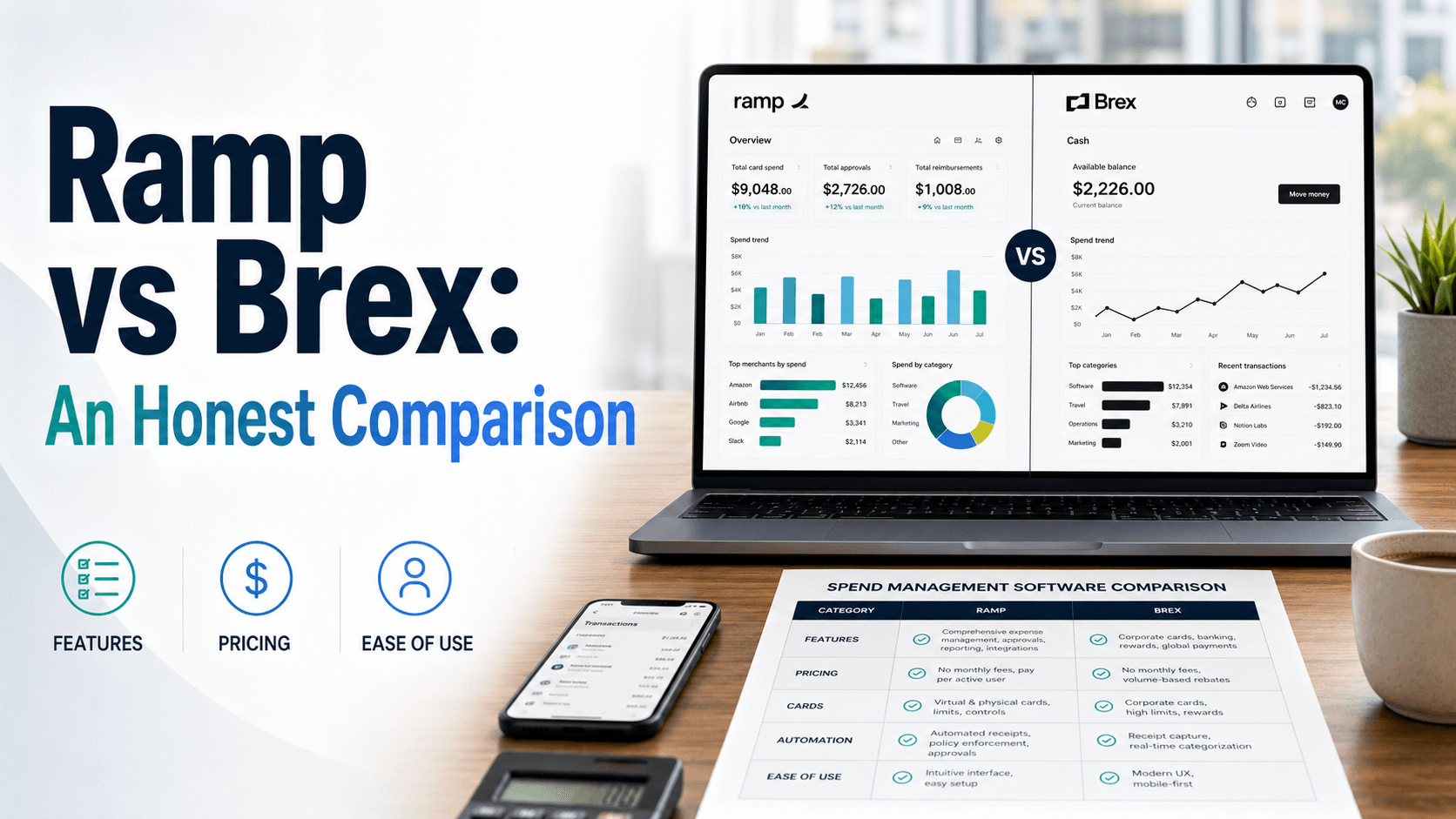 Ramp vs Brex: An Honest Comparison Ramp vs Brex: An Honest Comparison