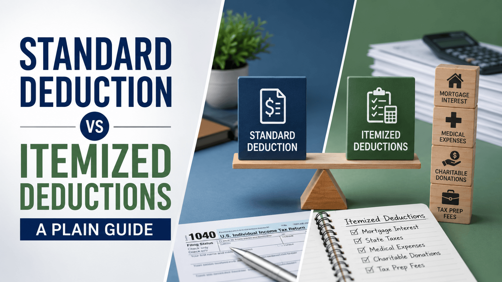 Standard Deduction vs Itemized: A Plain Guide Standard Deduction vs Itemized: A Plain Guide